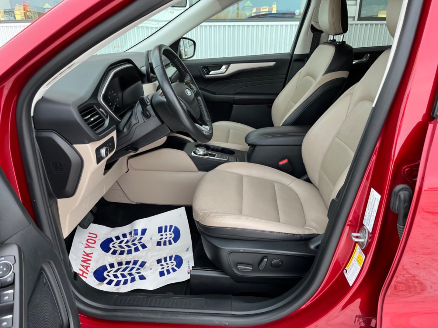 2021 Red Ford Escape SEL AWD (1FMCU9H67MU) with an 1.5L L3 engine, 6A transmission, located at 1960 Industrial Drive, Wasilla, 99654, (907) 274-2277, 61.573475, -149.400146 - Photo#12